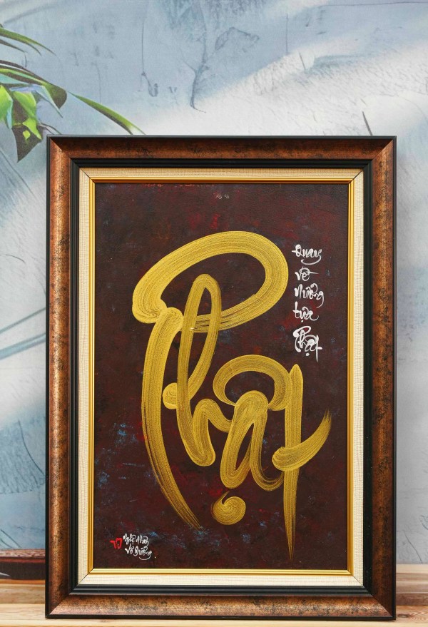 Tranh Thư Pháp Chữ Phật - TP230 - Ảnh 2