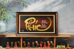 Tranh Thư Pháp Chữ Phúc - TP258