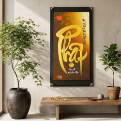 Tranh Thư Pháp chữ Phật – TP135 - Ảnh 2