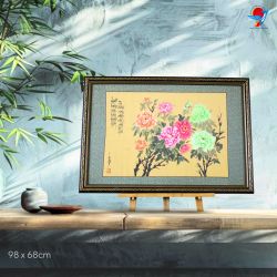 Tranh Thư Pháp Hoa Khai Phú Quý – TP137