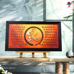 Tranh Thư Pháp chữ Bách Phúc – TP141